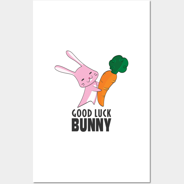 Good Luck Bunny2 Wall Art by Anicue